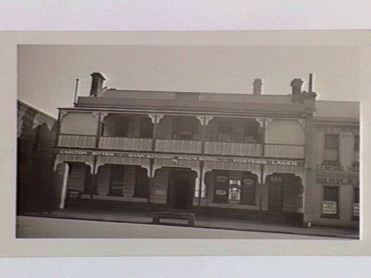 Mac's Hotel, Franklin Street, Melbourne, Melbourne City (1933)
