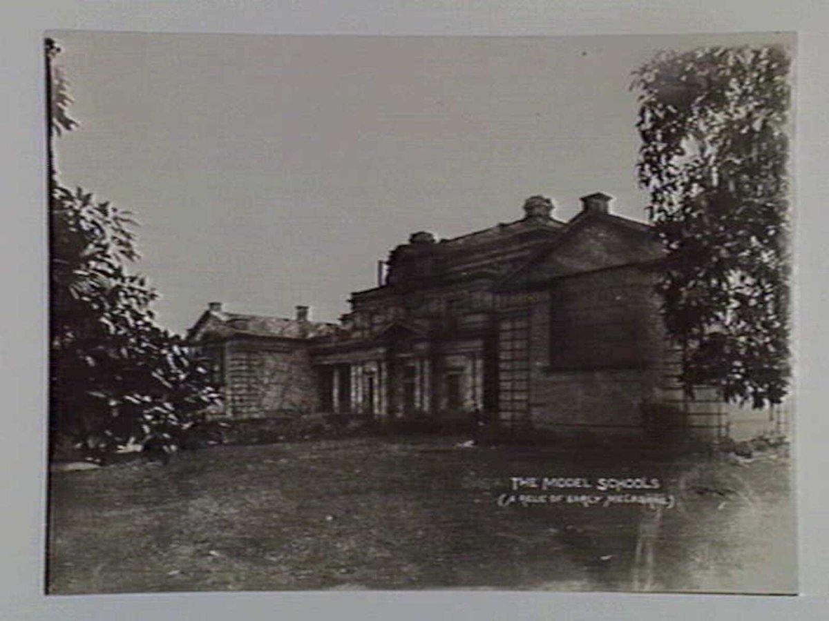 The Model Schools (a relic of early Melbourne) (1926)