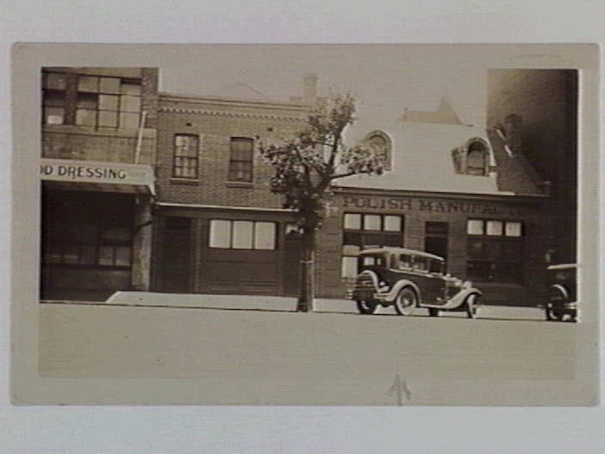 First Scotch College in Spring Street, (building designated Polish Manufacture), Melbourne City (1920–30)