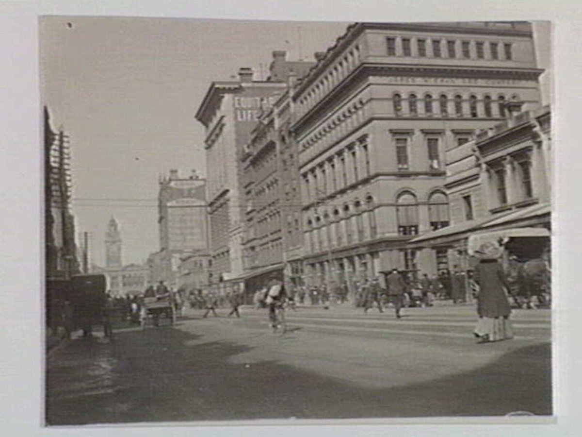 Elizabeth Street, Melbourne, Melbourne City (1910)