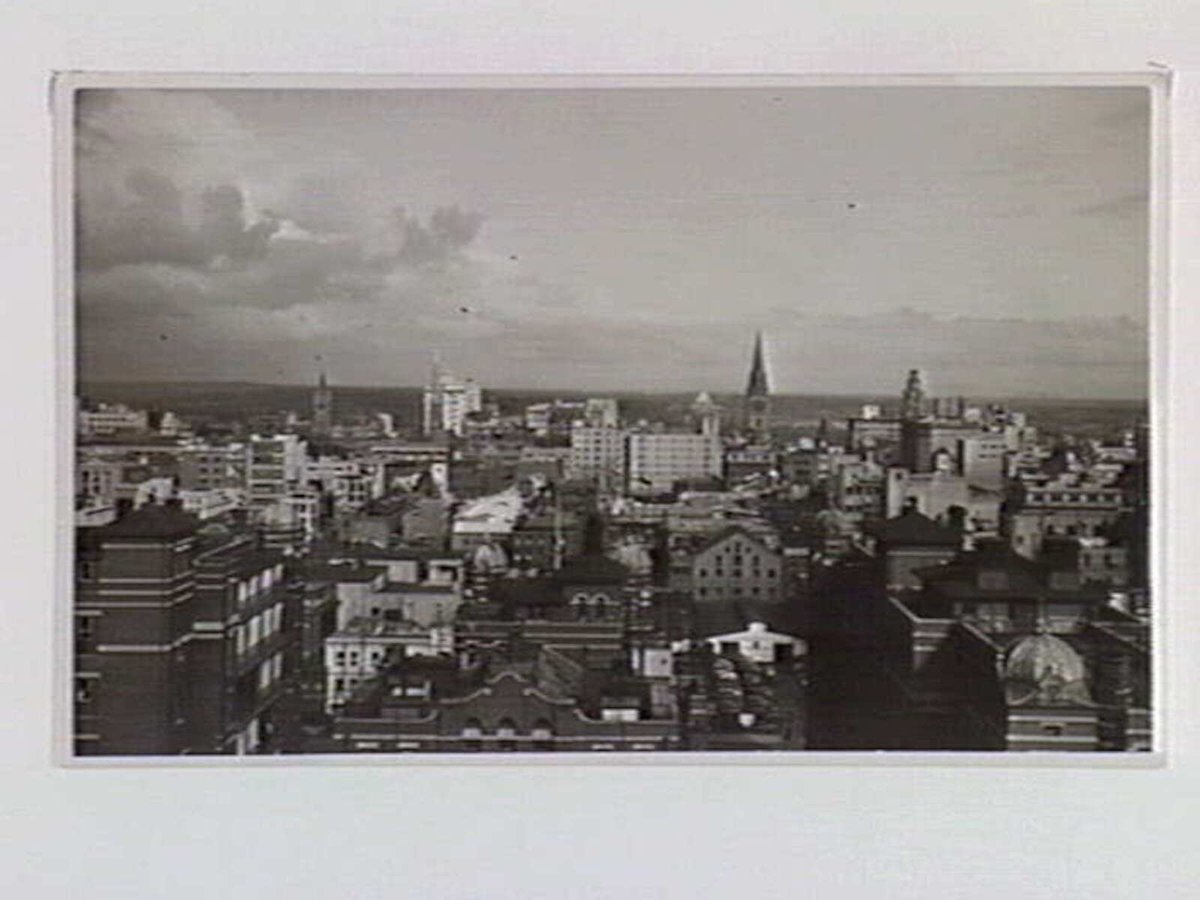 Elevated view of Melbourne (1938)