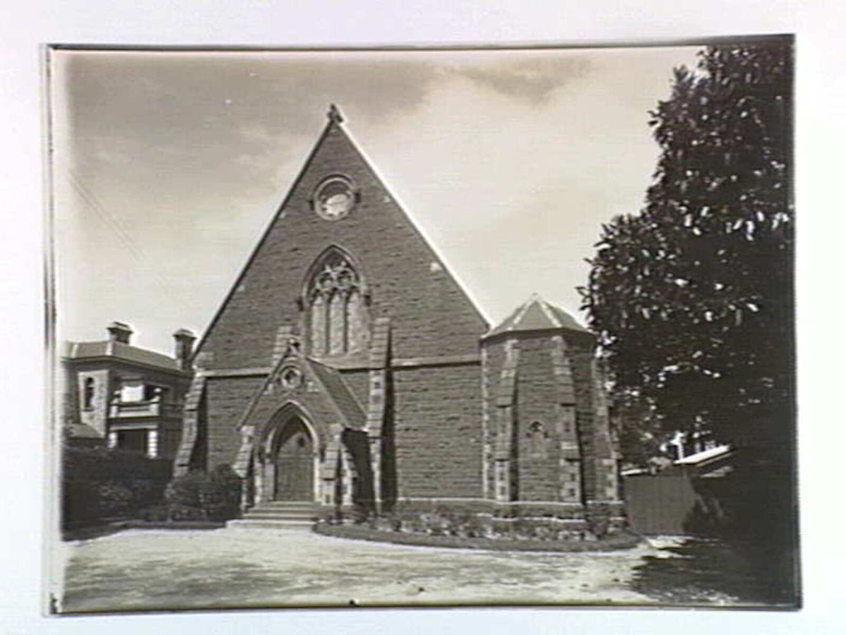 Free Presbyterian Church, Chapel St., St. Kilda, Melbourne. Opened on 17th Jan. 1864, St Kilda (1933)