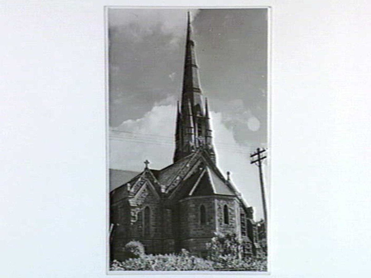 Christ Church, South Yarra, Melb. [ourne] an historic church it was opened in 1858 ...[corner Punt & Toorak Roads] (c. 1936)