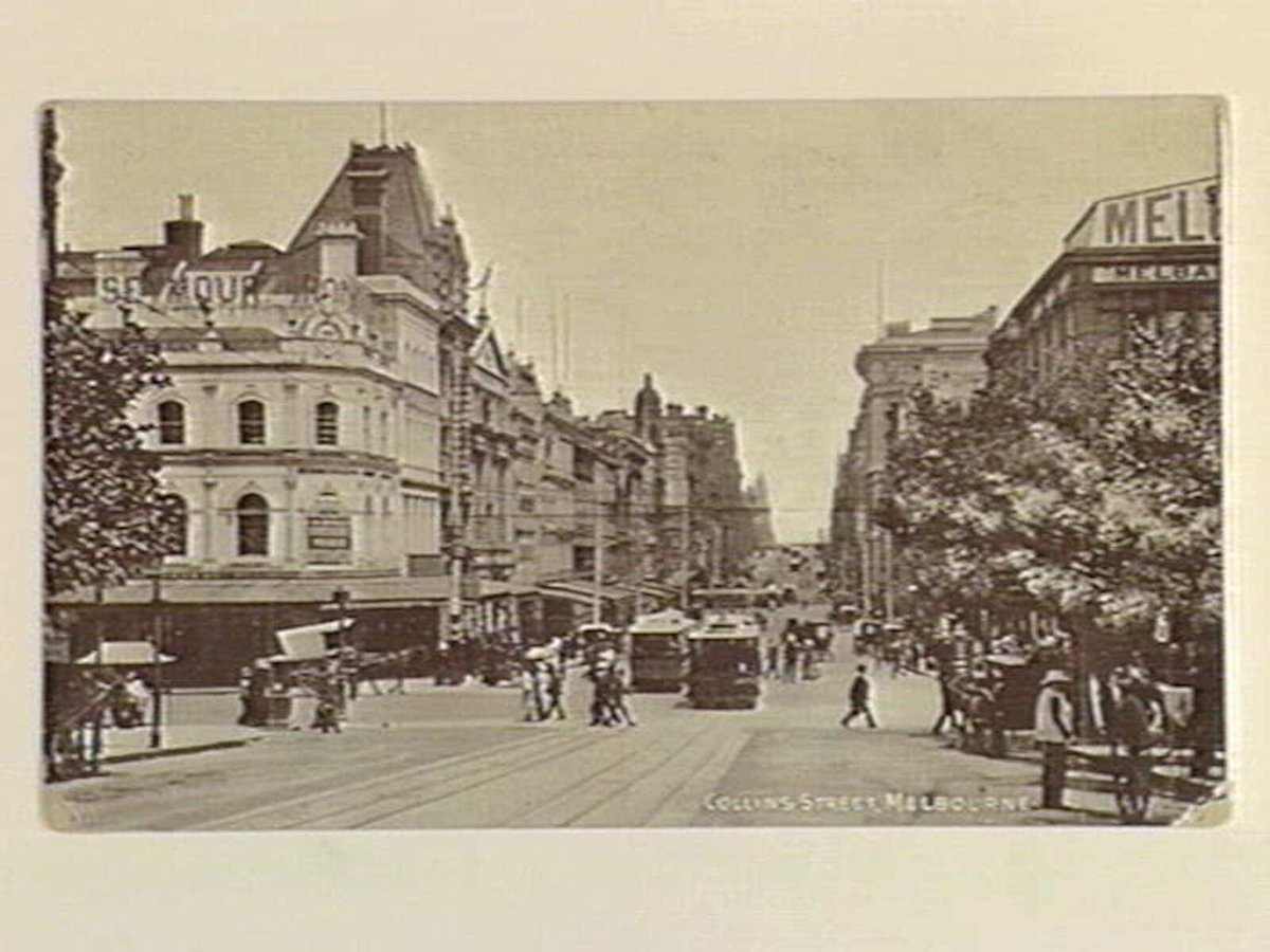 Collins Street, Melbourne, Melbourne City (c. 1905)