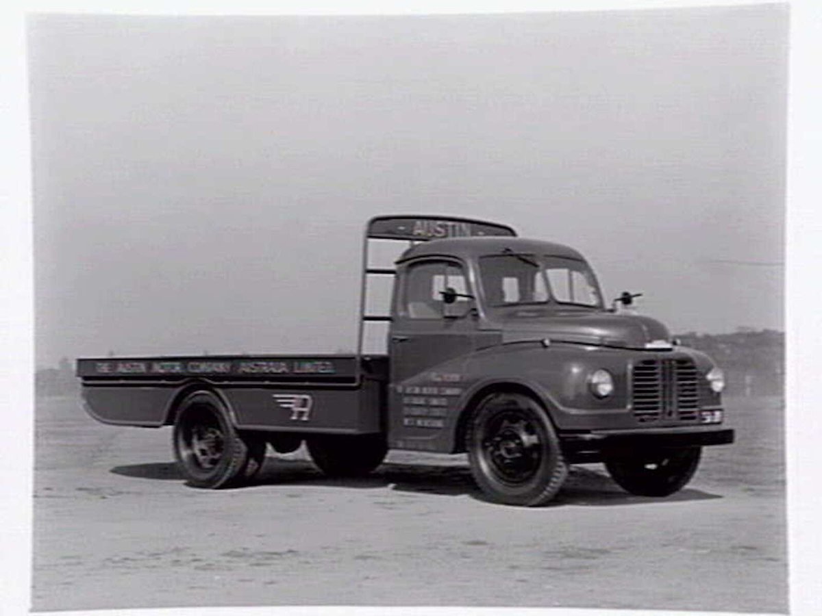 Truck belonging to the Austin Motor Company Australia Limited, 109 Dudley Street, West Melbourne (c. 1950)