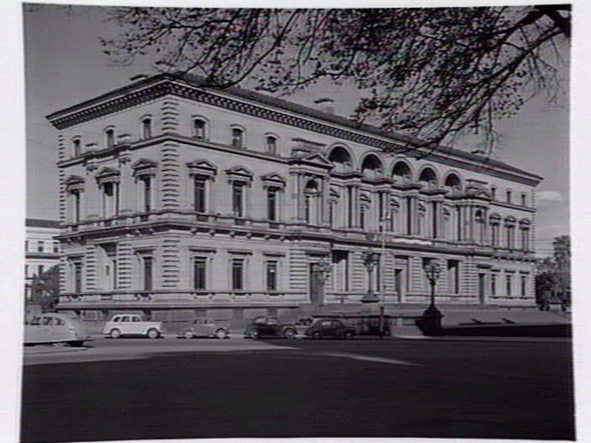 Treasury Building, Spring Street, Melbourne, Melbourne City (1953)