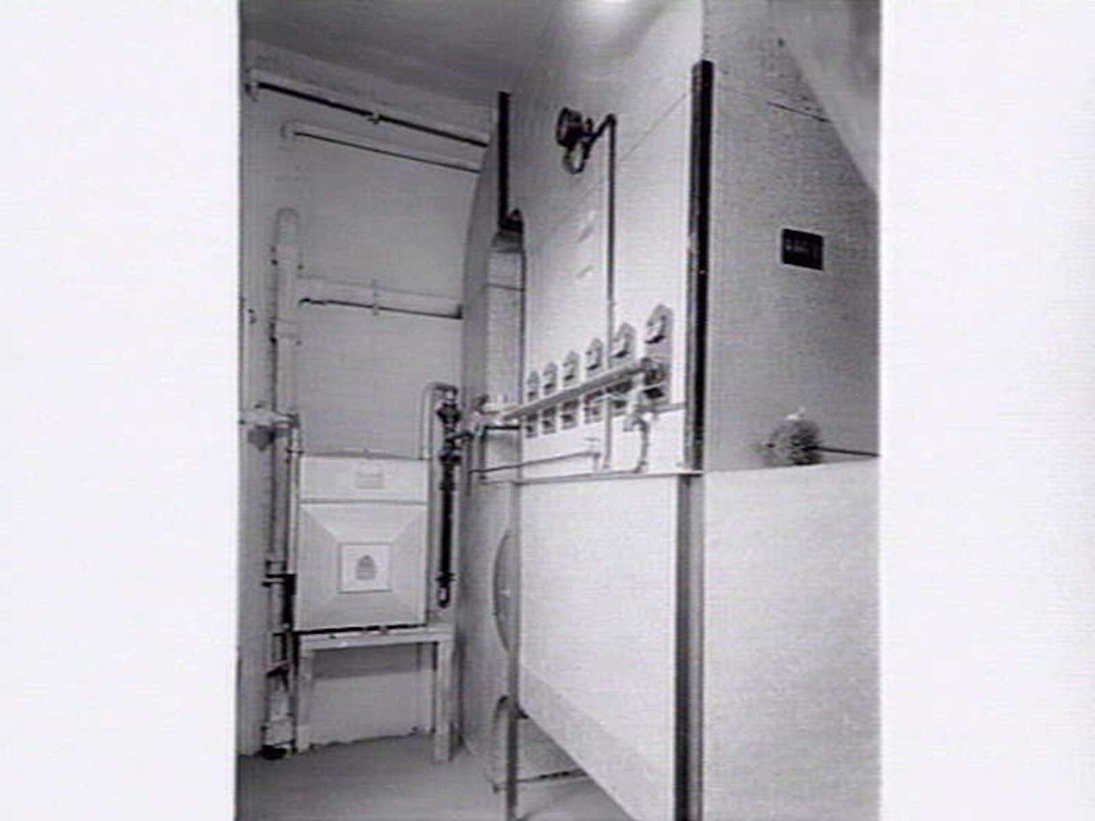Interior of plant or boiler room at Heidelberg Town Hall (1936)