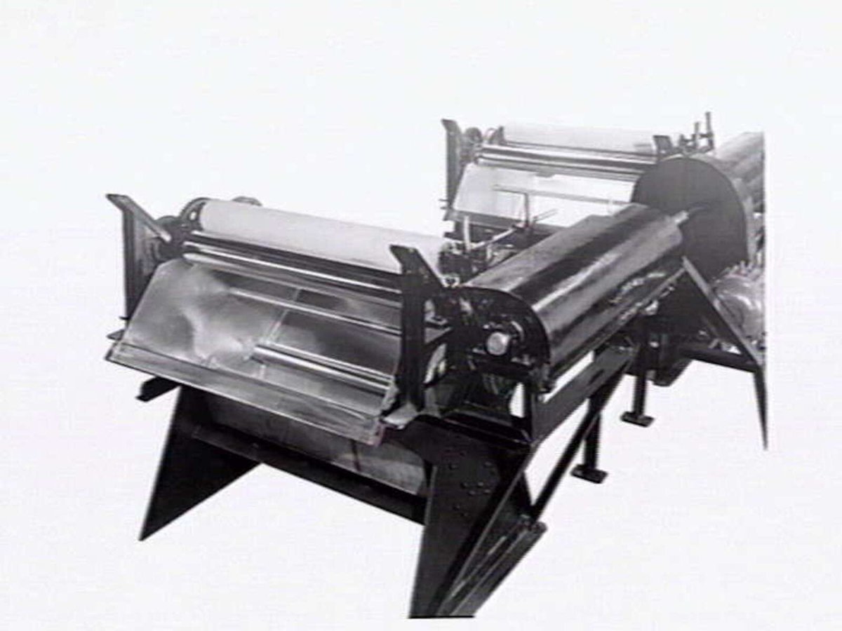 Sheet metal? machinery made by A.J. Hope, Engineer, Melbourne (1943?)