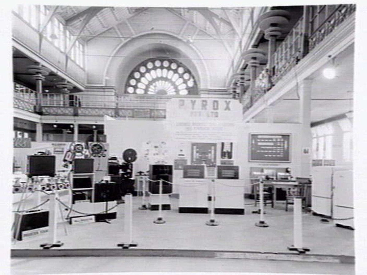 Pyrox P/L, Drummond St., Carlton, and display at Exhibition Buildings (1947)