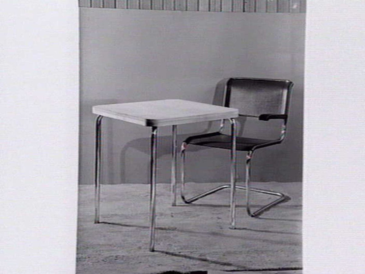 Tubular chrome furniture made by Healing Ltd., Melbourne (1936)