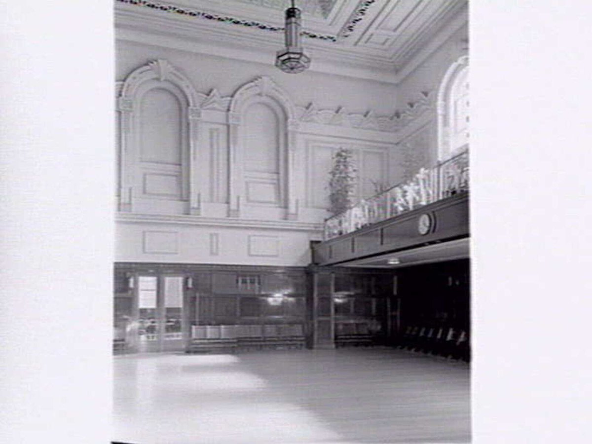 Interior views of Richmond Town Hall (1936)