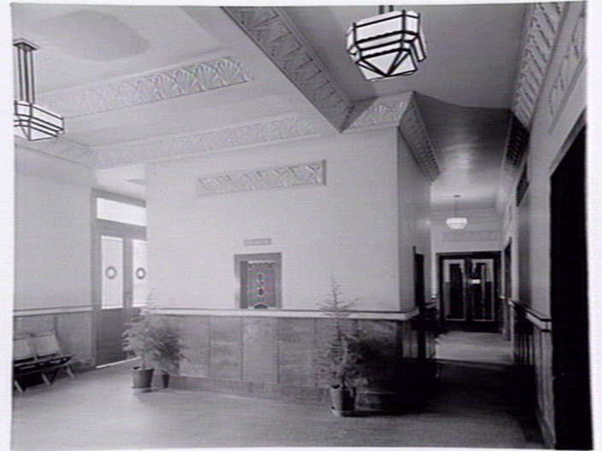 Interior views of Richmond Town Hall (1936)