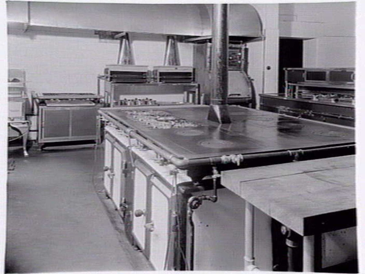 Gas appliances at the Windsor Hotel, Melbourne City (1936)