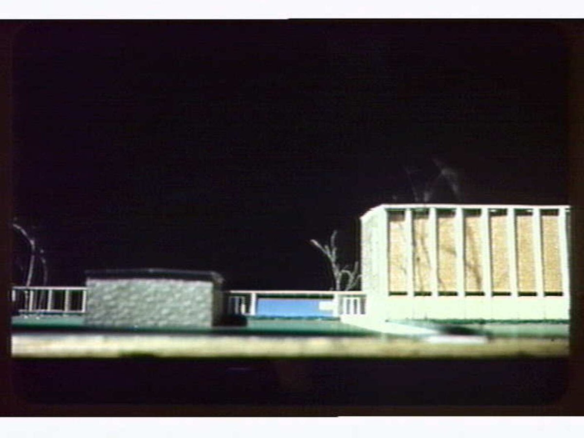 Model of proposed Catholic church & school. - West Essendon - Melb. Les Brock. (Smith, Tracey, Lyon & Brock.) 1953