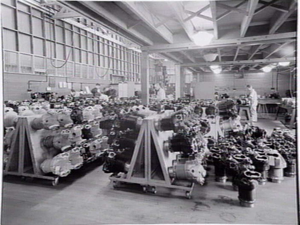 A.N.A. ESSENDON involved in aircraft manufacture for war effort (1943?)