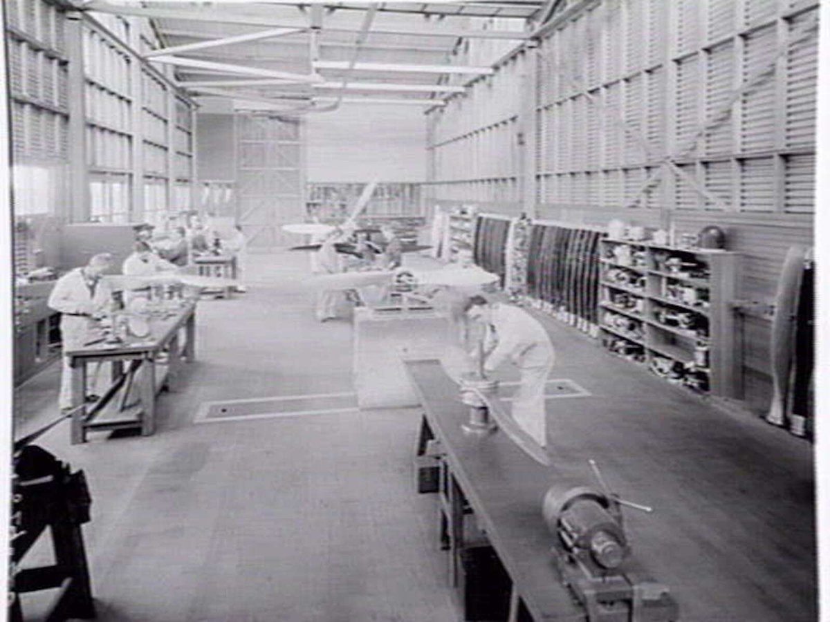 A.N.A. ESSENDON involved in aircraft manufacture for war effort (c. 1943)