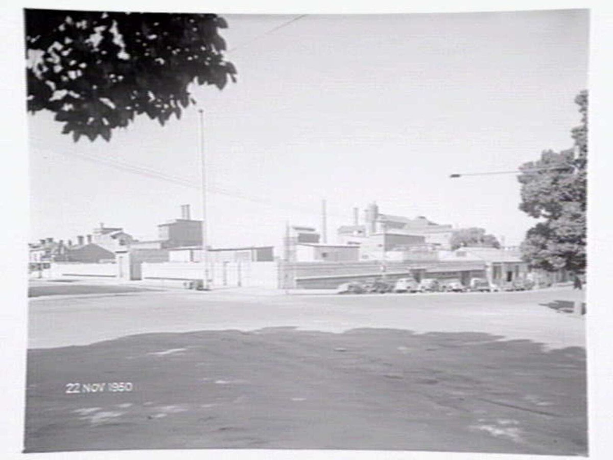 Location unidentified, possibly 278 Queen Street, Melbourne, future site of Elastic Webbing Pty. Ltd, Melbourne City (1950–51)