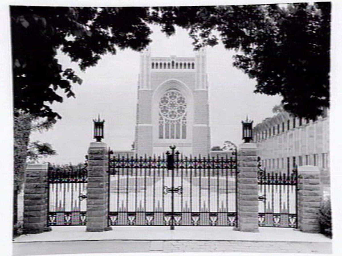 Newman College Chapel in grounds of University of Melbourne, Parkville (c. 1941)