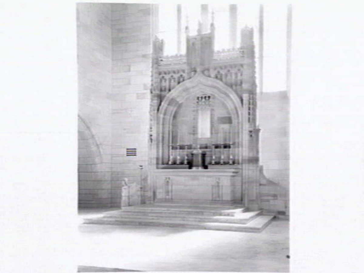 Newman College Chapel in grounds of University of Melbourne, Parkville (1941?)
