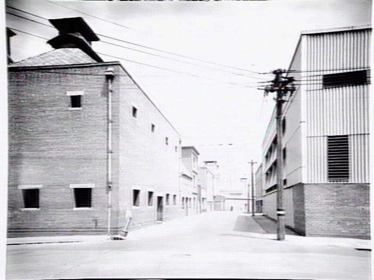 C.U.B. storage containers in Richmond (1954)