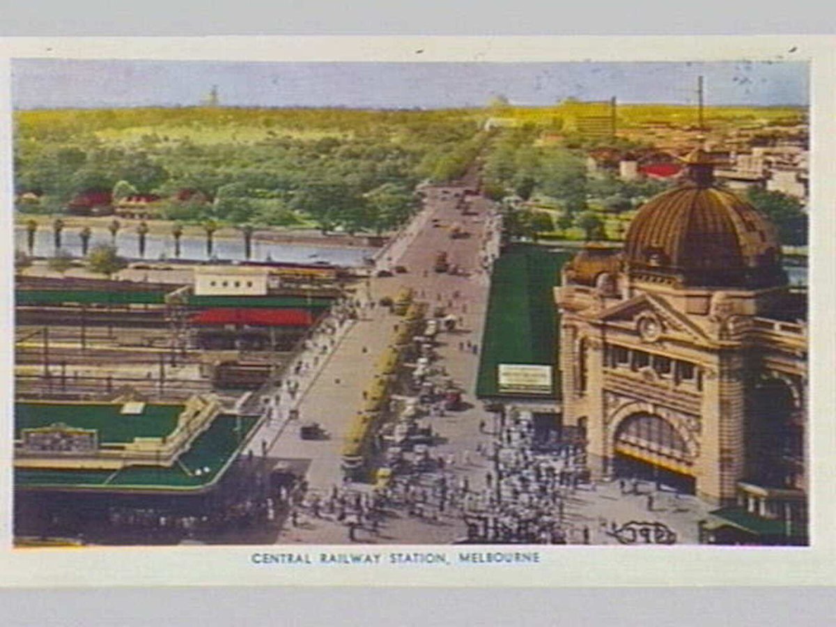 In Scenic Colour Melbourne, Fitzroy (1950)