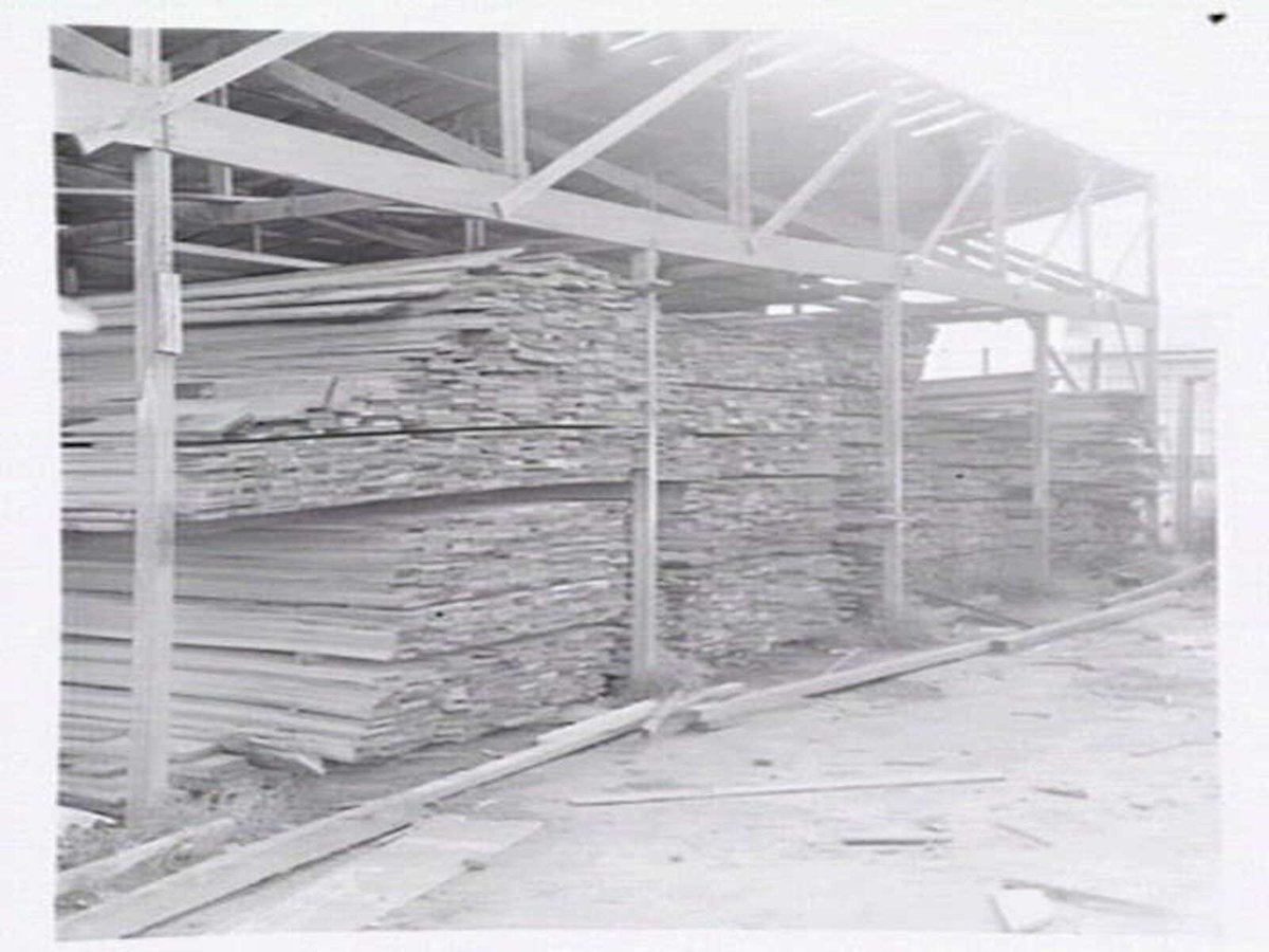 Housing Commission of Victoria prefabricated homes and construction yards by G.A. Winwood, builder of Camberwell (1949)