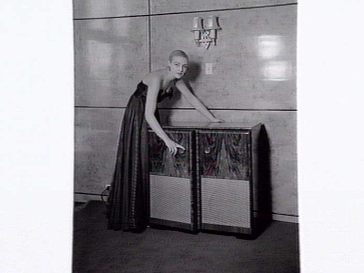 Classic brand sound equipment displayed at Classic Radios, Malvern East (1950–56)