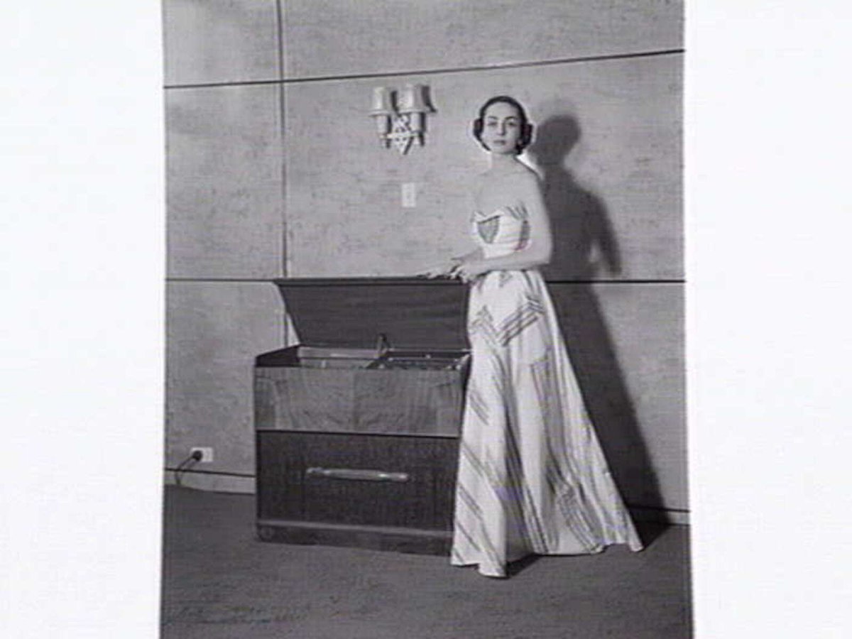 Classic brand sound equipment displayed at Classic Radios, Malvern East (1950–56)