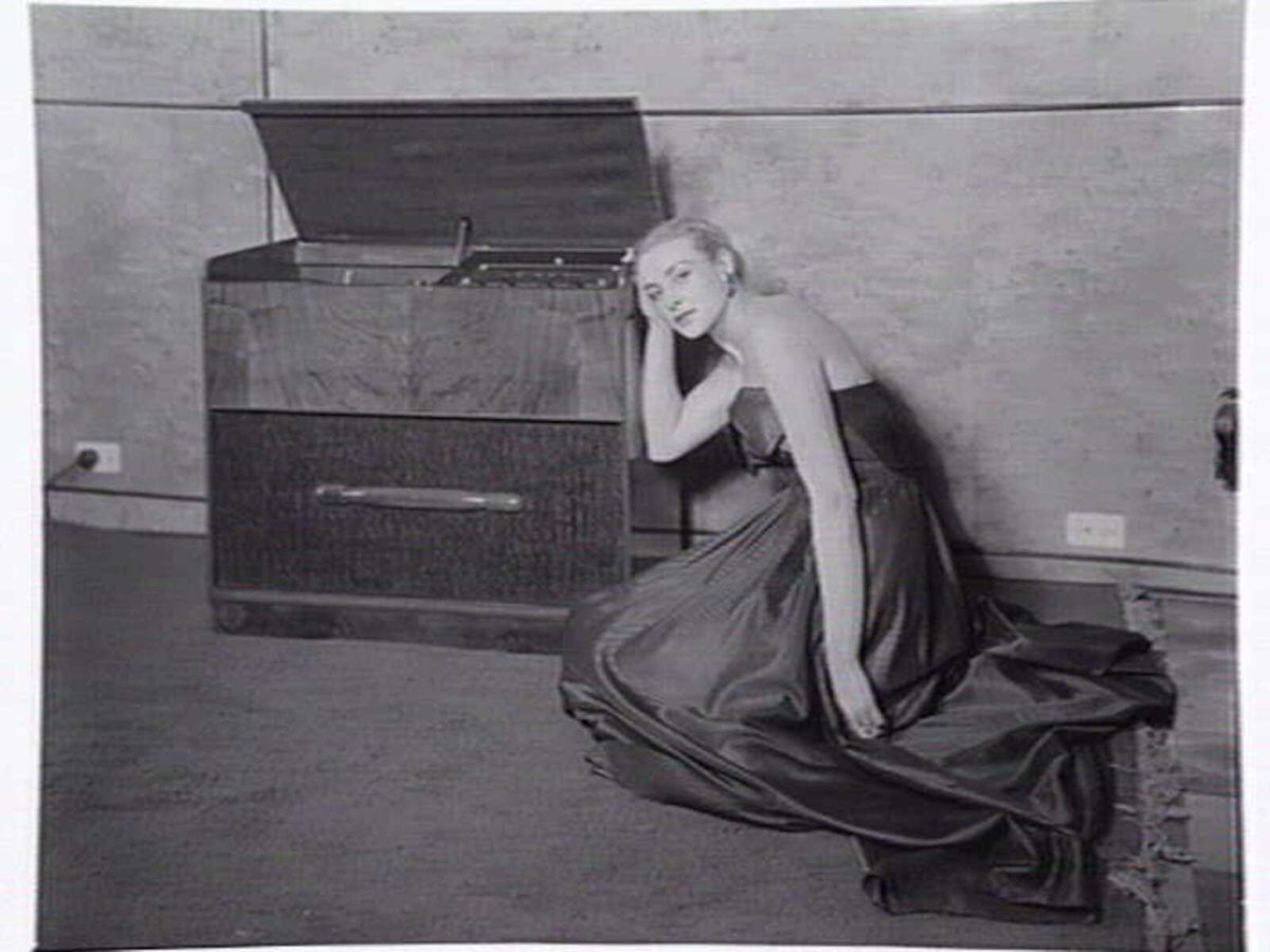 Classic brand sound equipment displayed at Classic Radios, Malvern East (1950–56)