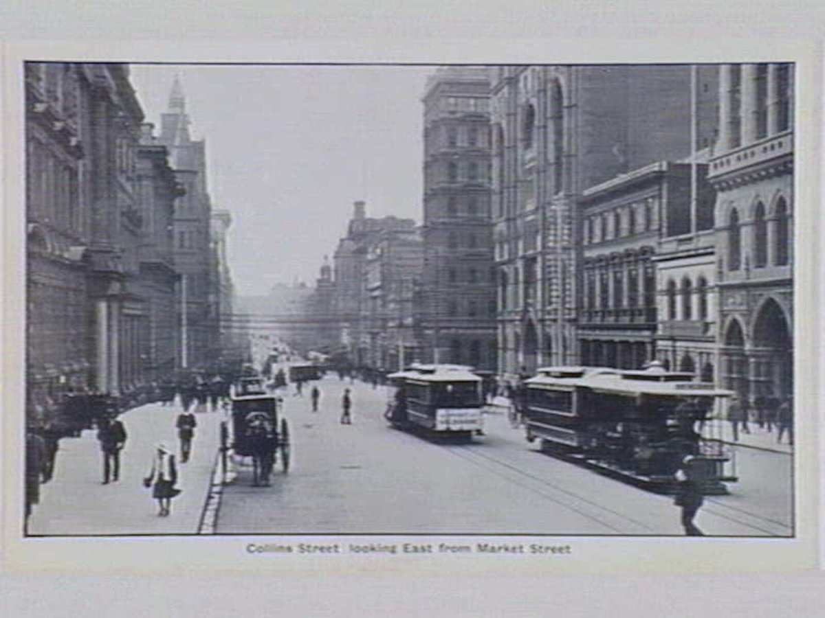 Melbourne Folding Souvenir Card, Port Melbourne (1912)