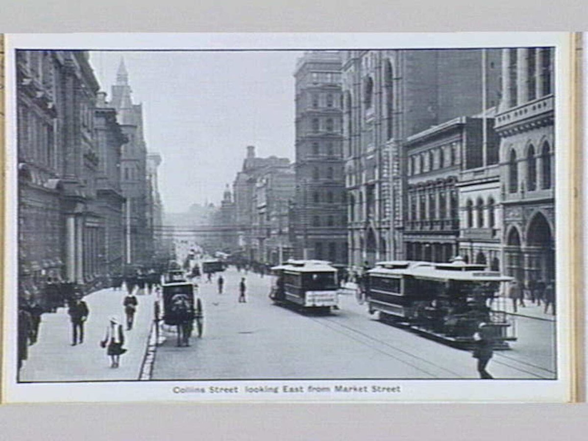 Melbourne Folding Souvenir Card, Port Melbourne (1912)