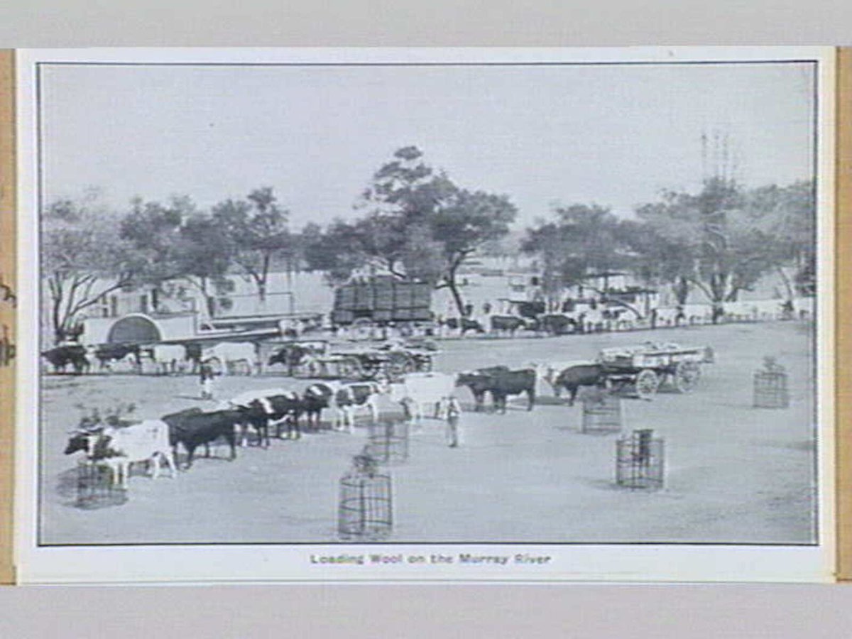 Melbourne Folding Souvenir Card, Port Melbourne (1912)