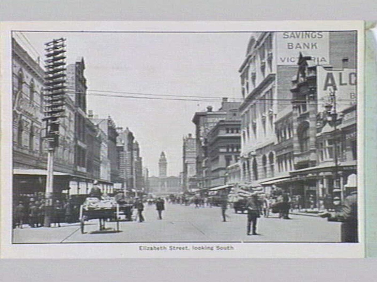 Melbourne 17 City and Country Scenes Folding Souvenir Card, Port Melbourne (1920)