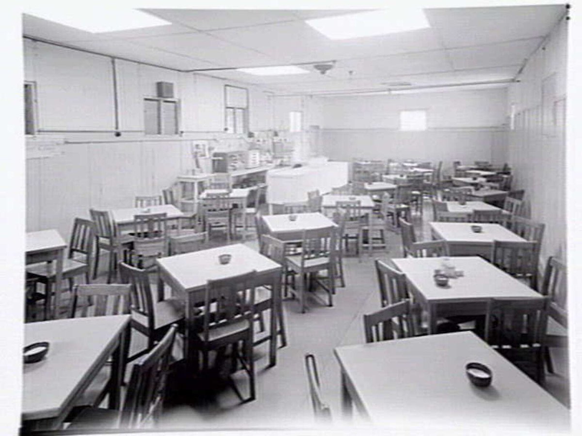 Interiors and exteriors at Rowntree and Co. (Aust.) Pty. Ltd., confectioners, Brunswick (c. 1951)