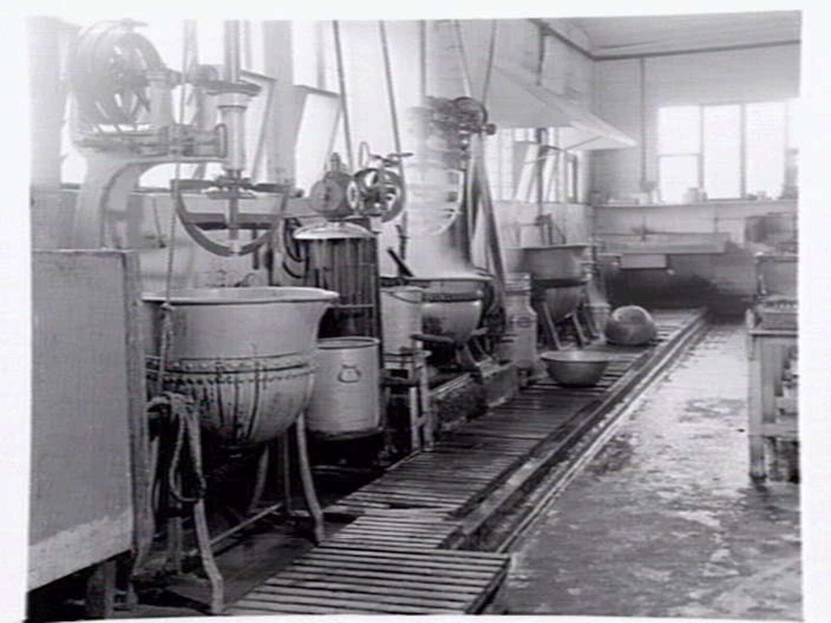Interiors and exteriors at Rowntree and Co. (Aust.) Pty. Ltd., confectioners, Brunswick (c. 1951)