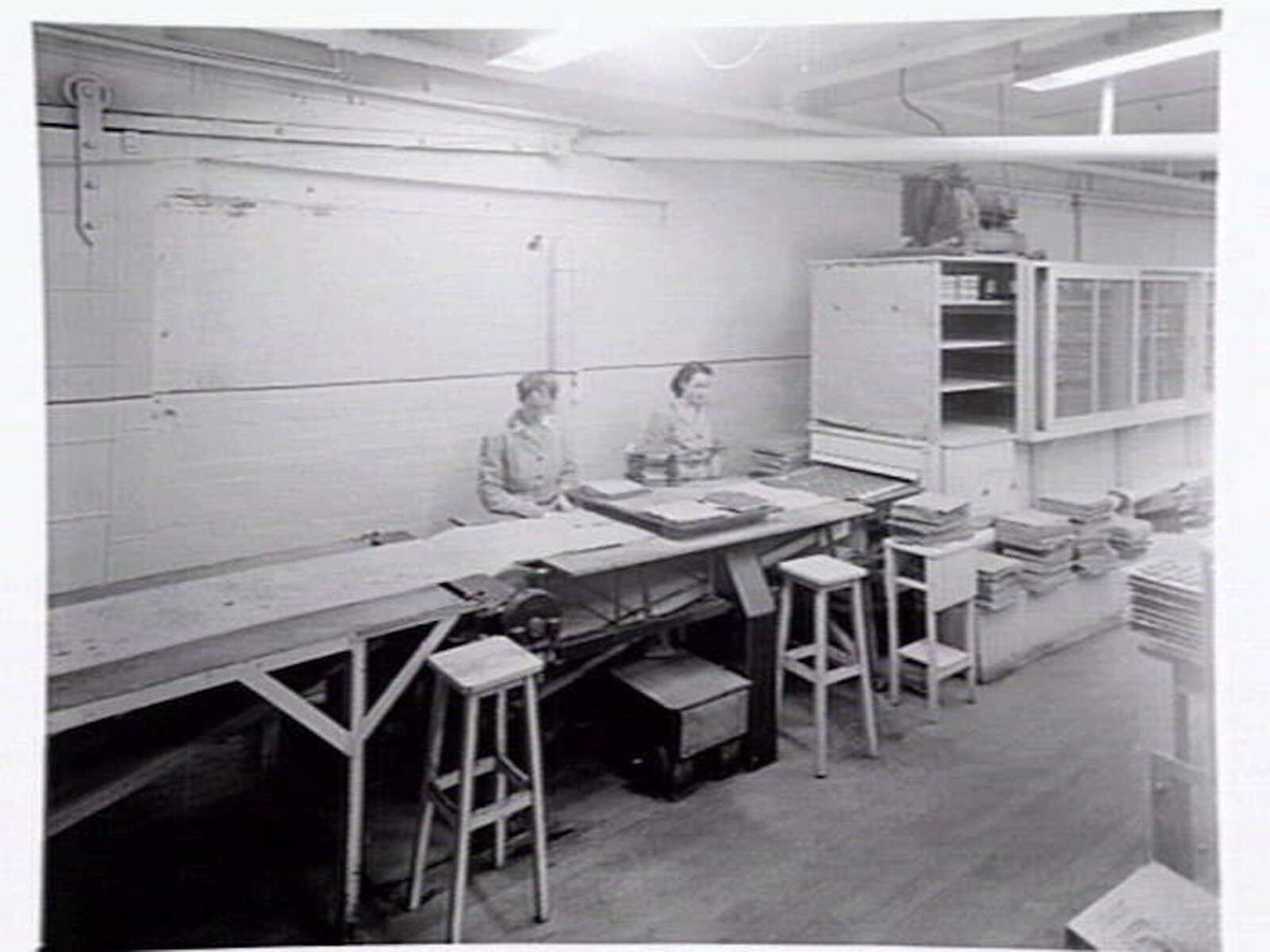 Interiors and exteriors at Rowntree and Co. (Aust.) Pty. Ltd., confectioners, Brunswick (c. 1951)