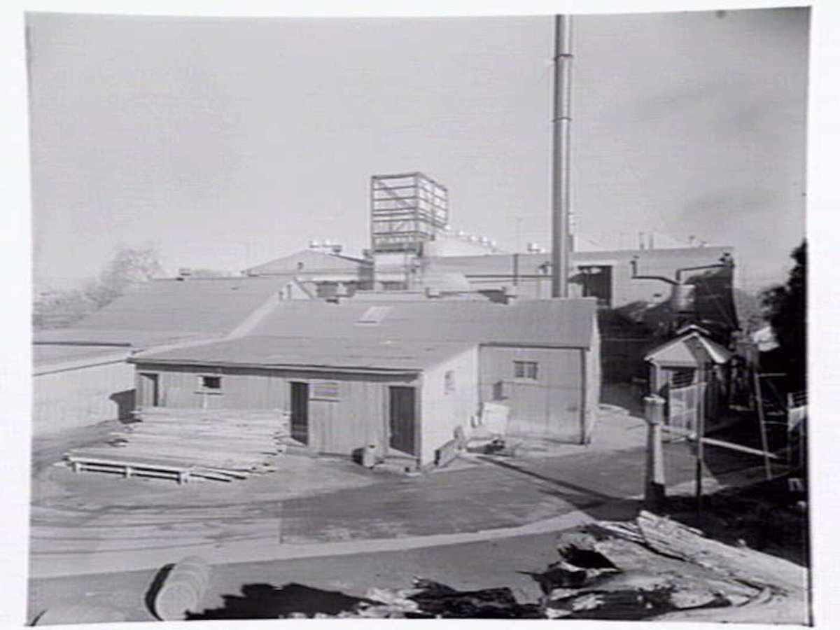 Interiors and exteriors at Rowntree and Co. (Aust.) Pty. Ltd., confectioners, Brunswick (1951?)