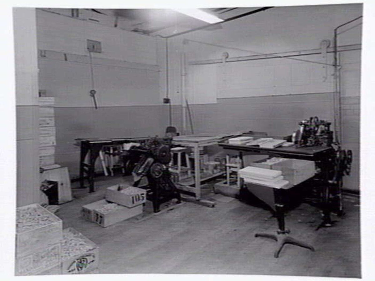 Interiors and exteriors at Rowntree and Co. (Aust.) Pty. Ltd., confectioners, Brunswick (c. 1951)