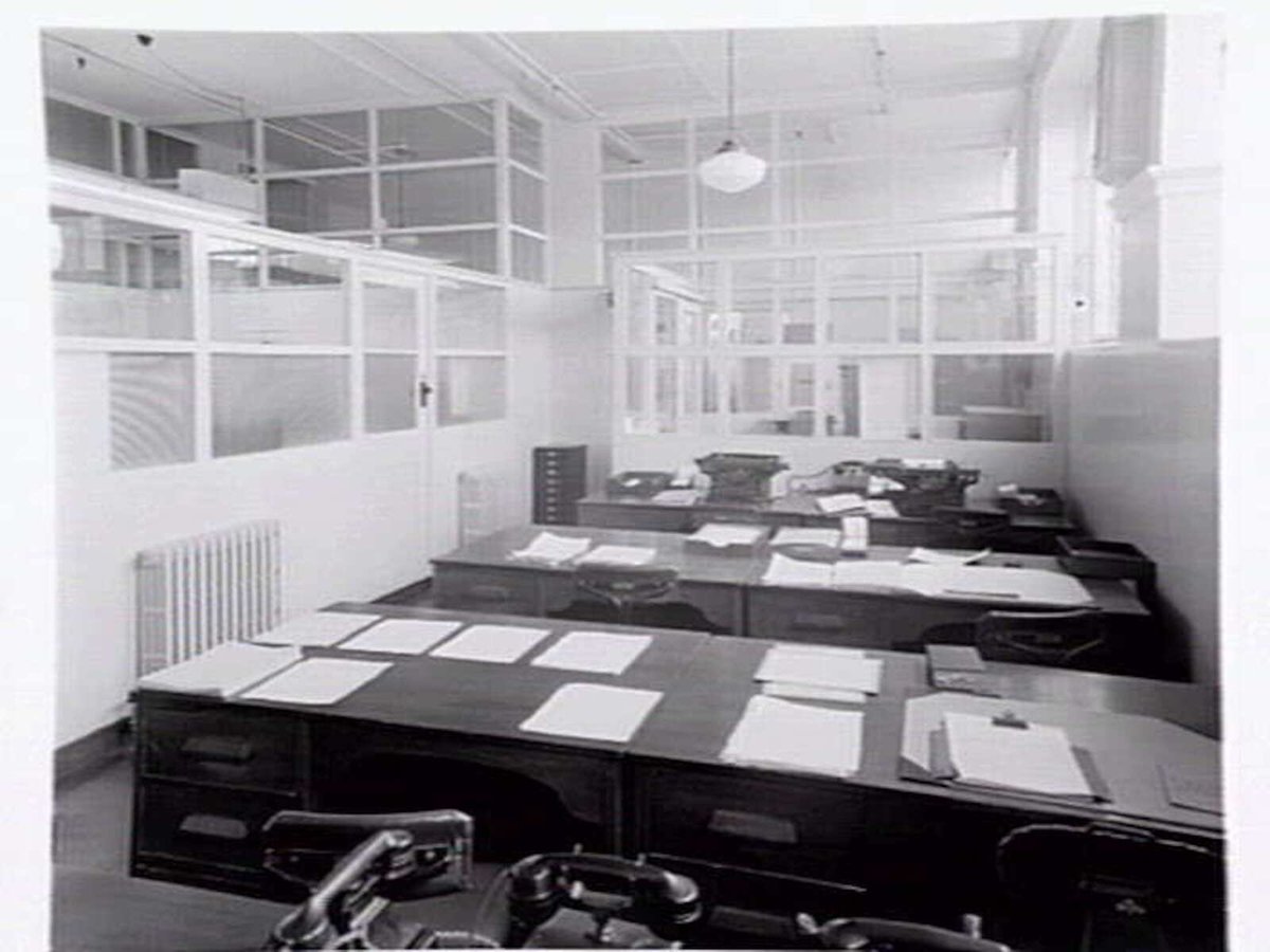 Interiors and exteriors at Rowntree and Co. (Aust.) Pty. Ltd., confectioners, Brunswick (1951?)