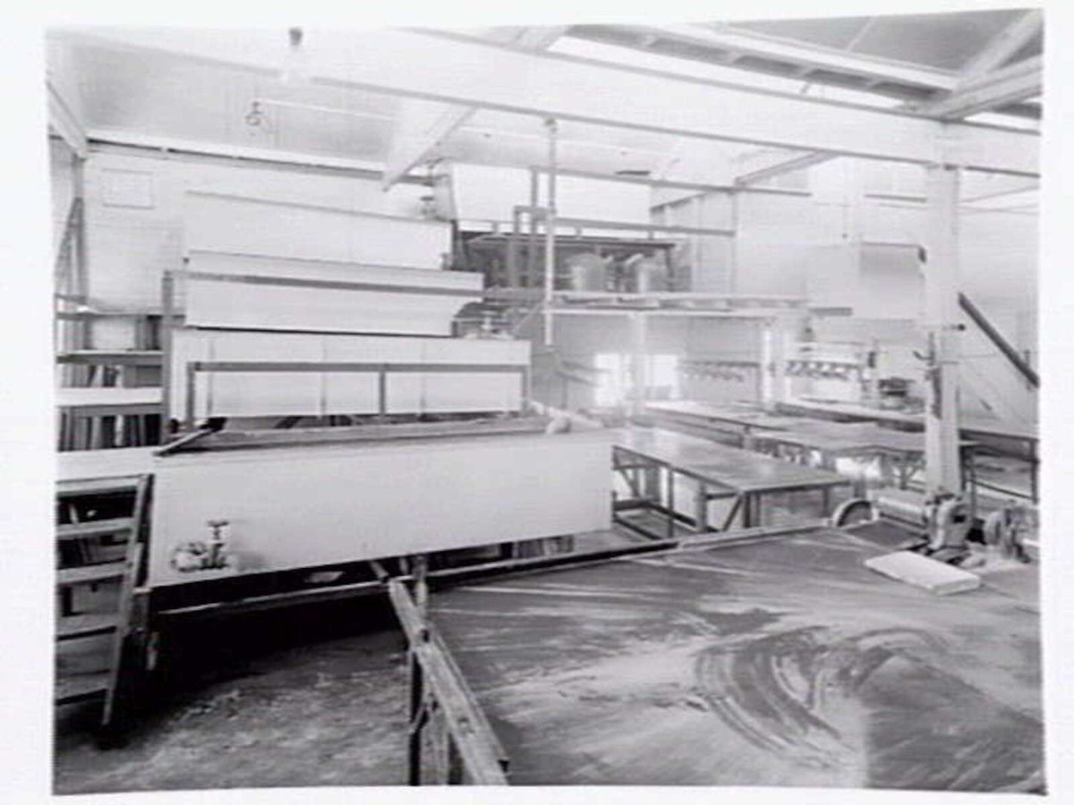 Interiors and exteriors at Rowntree and Co. (Aust.) Pty. Ltd., confectioners, Brunswick (1951?)