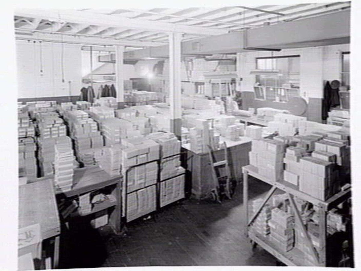 Interiors and exteriors at Rowntree and Co. (Aust.) Pty. Ltd., confectioners, Brunswick (c. 1951)