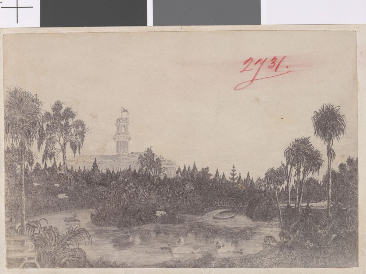 Government House and Botanical Gardens Melbourne, Melbourne City (1893)