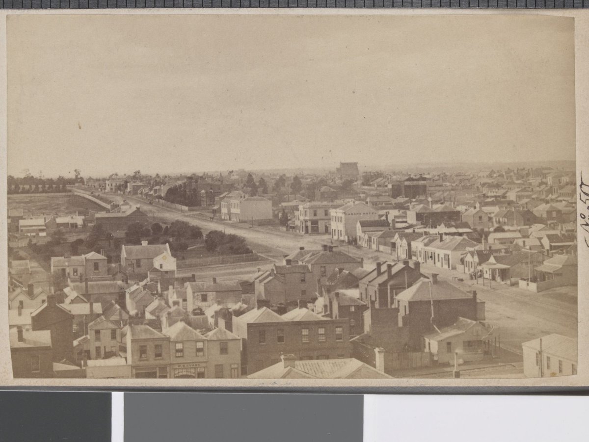 Carlton from Carlton Brewery chimney (1870)