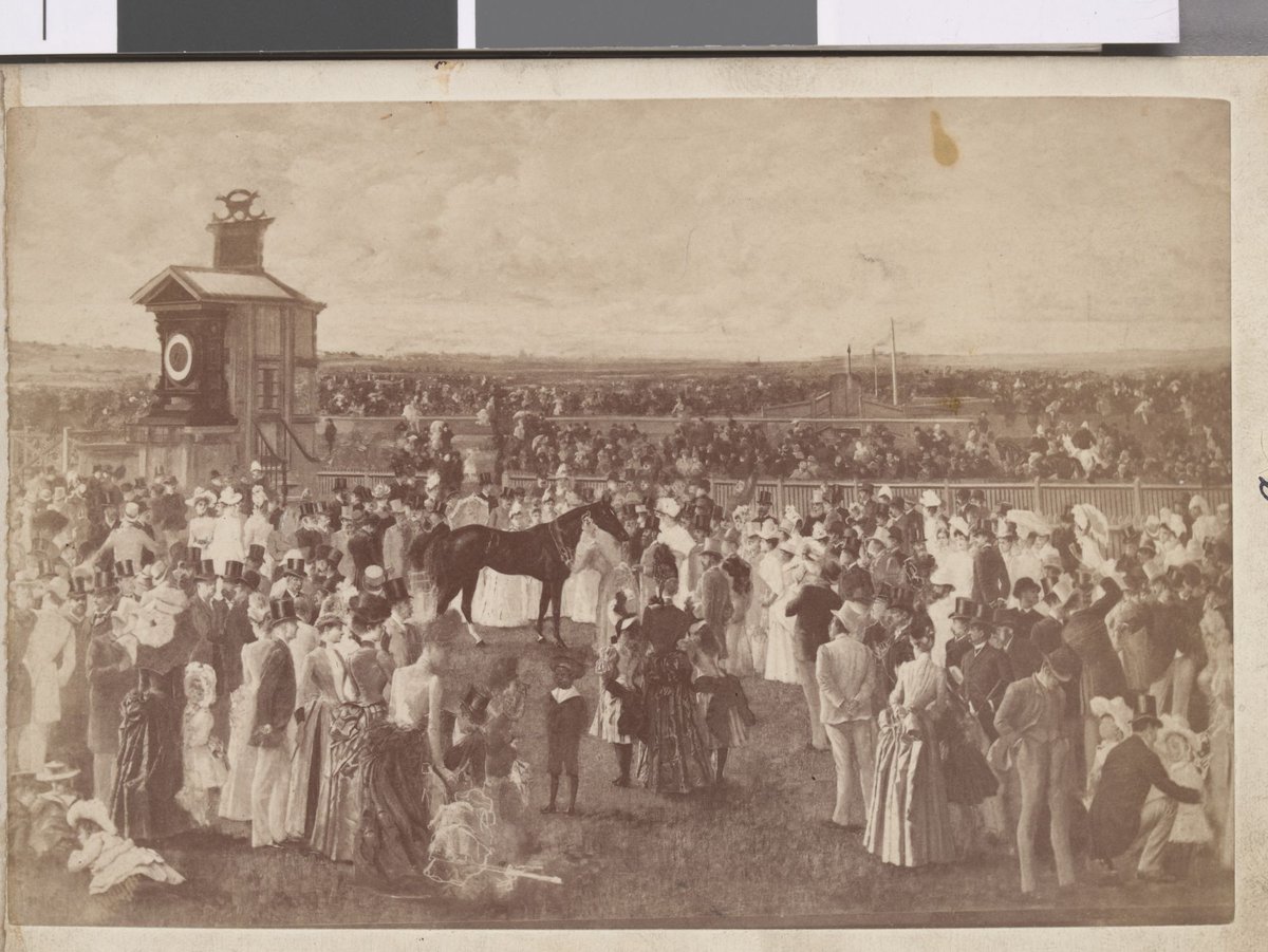 Derby Day at Flemington (1890?)