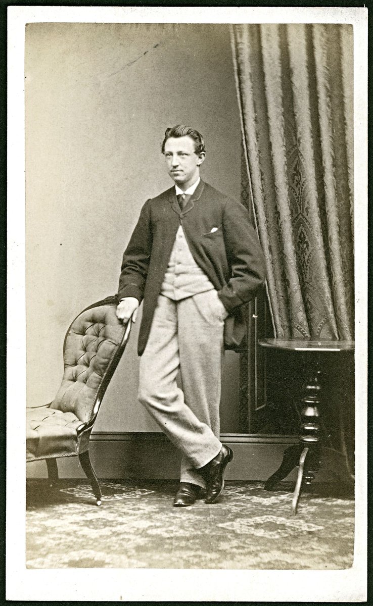 Studio portraits of unidentified man and woman, by Nettleton, North Melbourne (1864–90)