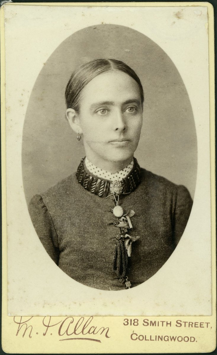 Portrait photographs of young women taken by Mark Joseph Allan, Collingwood, Vic (1888–1900)