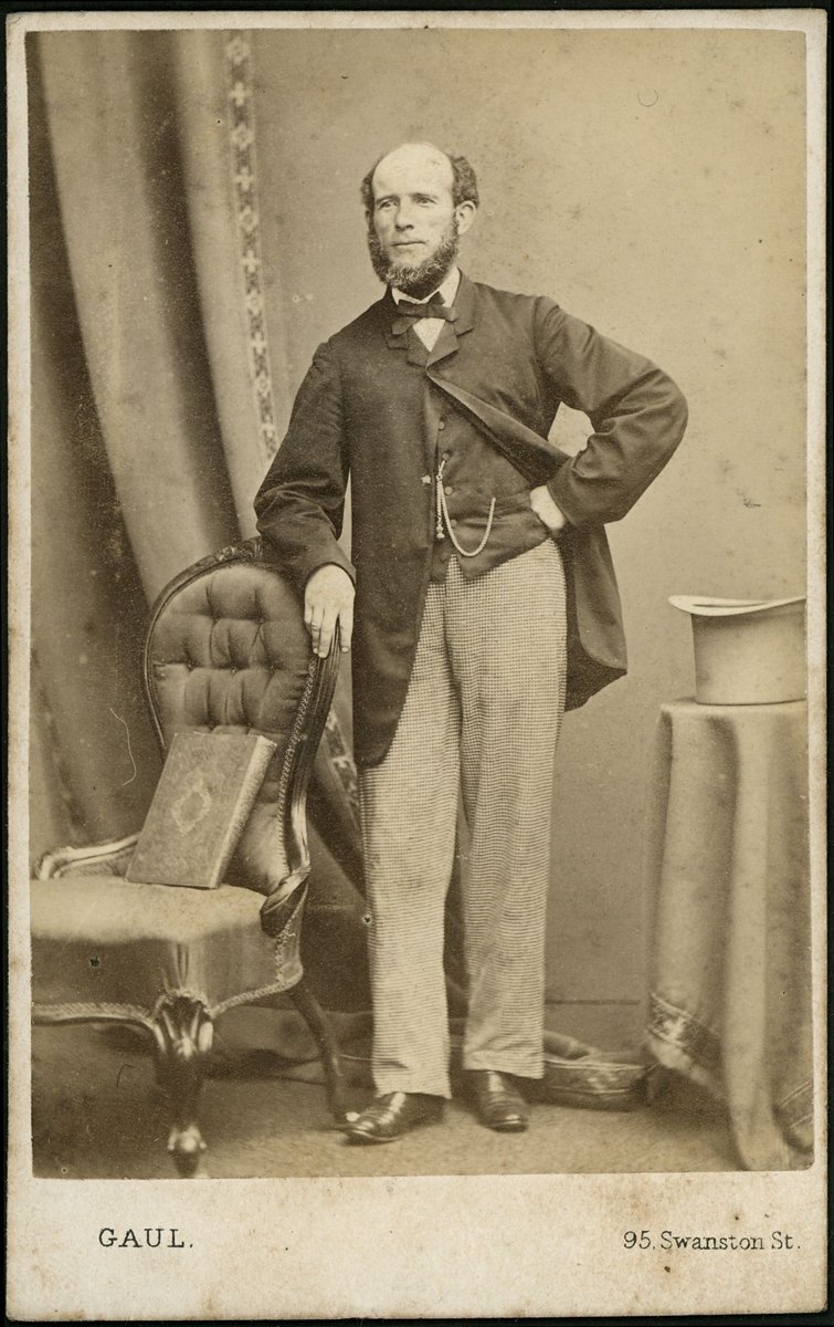 Portrait photographs from John Gaul of Swanston Street, Melbourne, Vic, Melbourne City (1866–67)