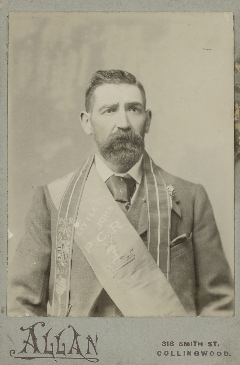 Portrait photographs by Mark Joseph Allan, Collingwood, Vic (1888–1900)
