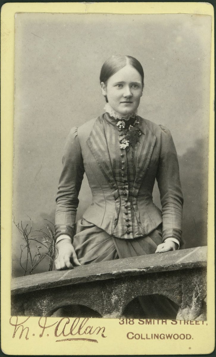 Portrait photographs of young women taken by Mark Joseph Allan, Collingwood, Vic (1888–1900)