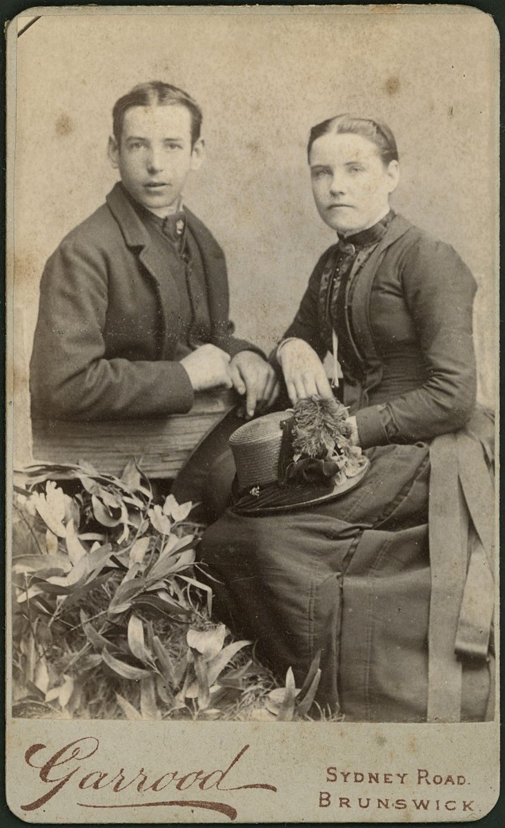 Portrait photographs from Garrood of Sydney Road, Brunswick, Vic (1888–94)